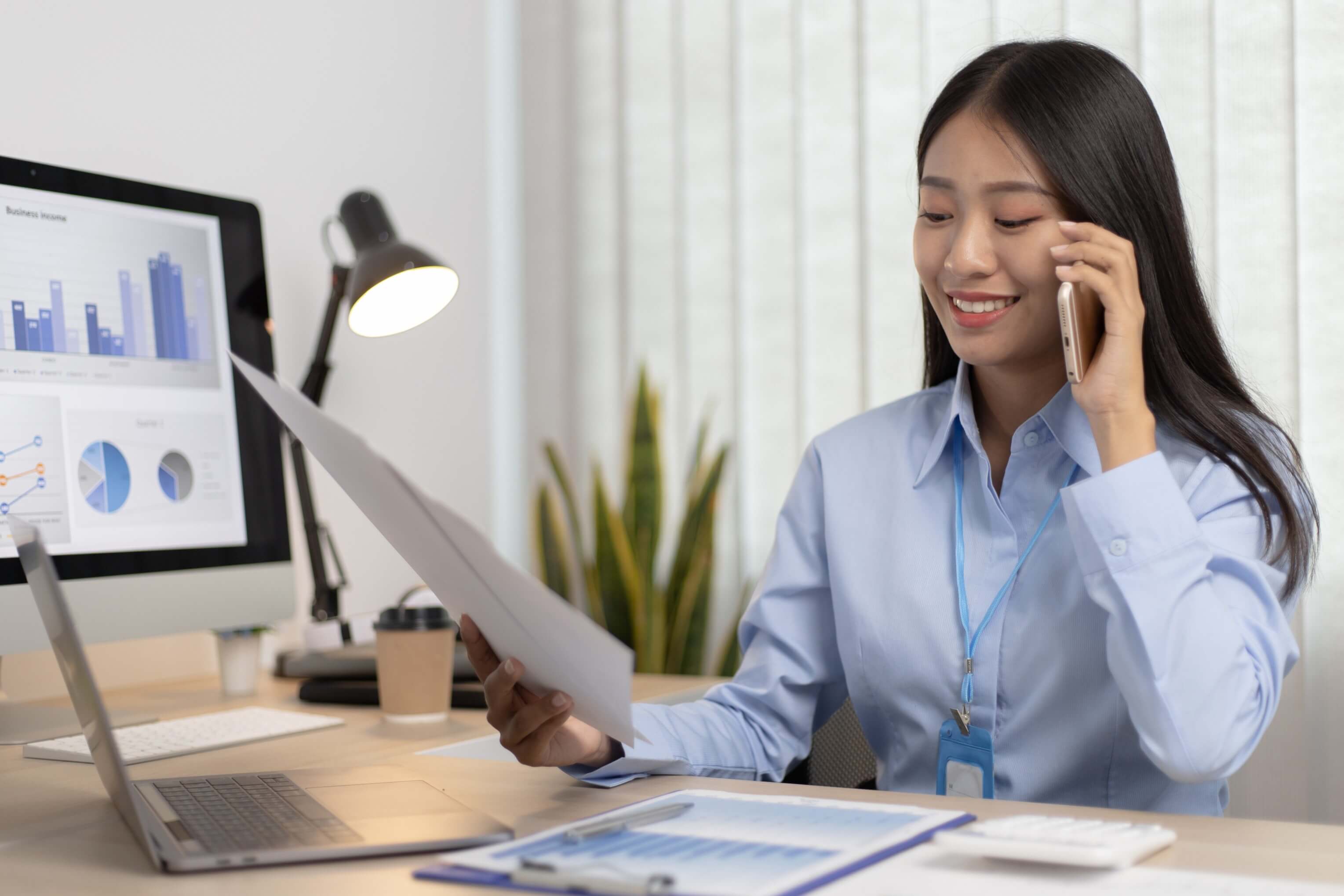 employees working in the office while on call