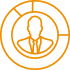 Lead management target icon