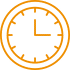 After-hours call answering clock icon