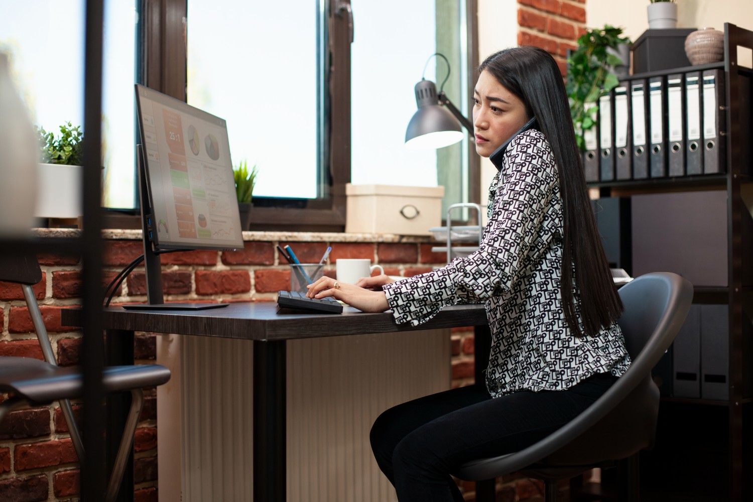 Virtual assistant handling corporate client relations